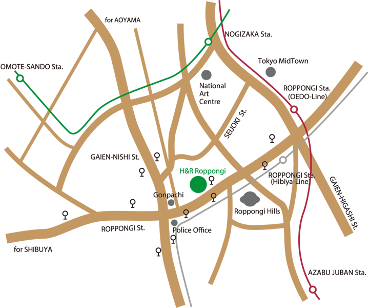 roppongi S map